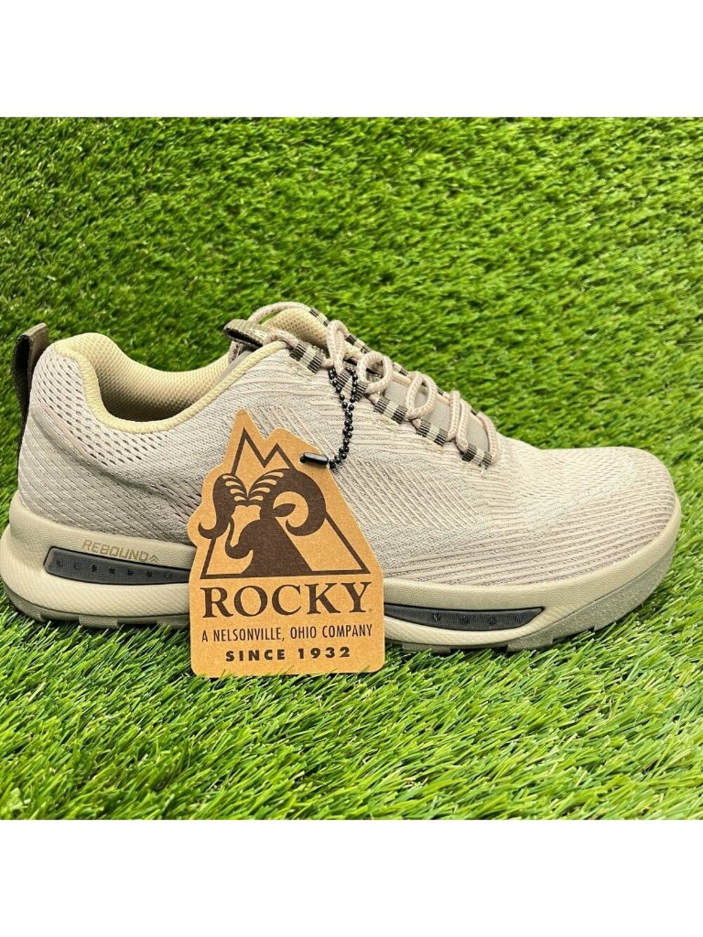 Rocky Nowake Mens Size 9E Cement Gray Outdoor Lifestyle Lace Up Shoes Sneakers